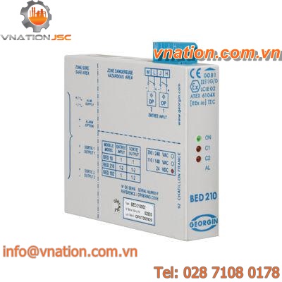 DIN rail solid state relay