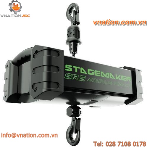 electric chain hoist / for the entertainment industry / double