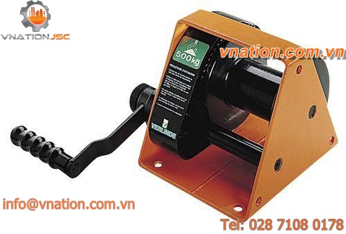 manual winch / for heavy loads / rugged