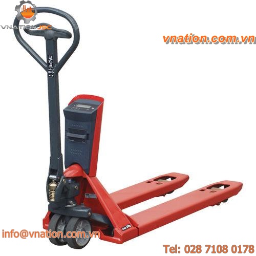hand pallet truck / with printer / scale / transport