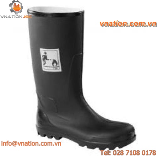 heat-resistant safety boot / fire-retardant / anti-slip / anti-static