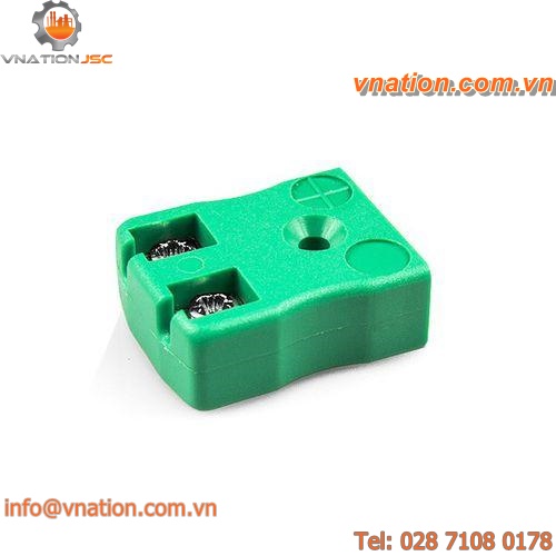 thermocouple connector / electric / socket / screw