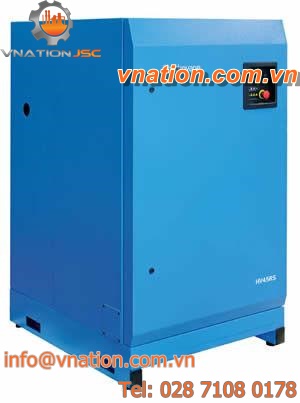 air compressor / rotary vane / fixed / lubricated