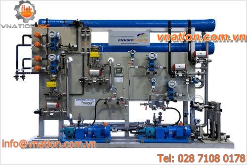 membrane microfiltration unit / for wastewater treatment
