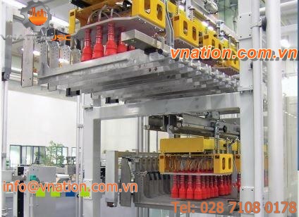 bottle filling line / automatic / vertical / liquid