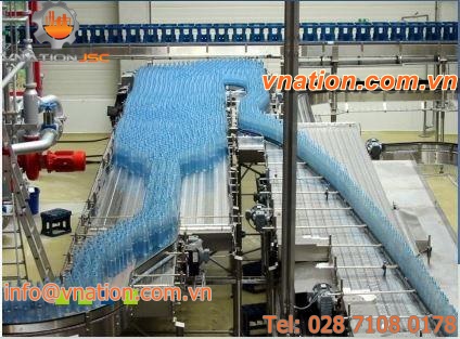 chain conveyor / accumulation / horizontal / transport