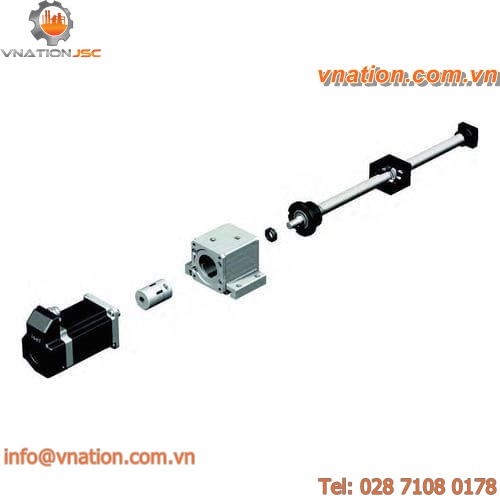 rolled ball screw / steel / high-precision / high-rigidity