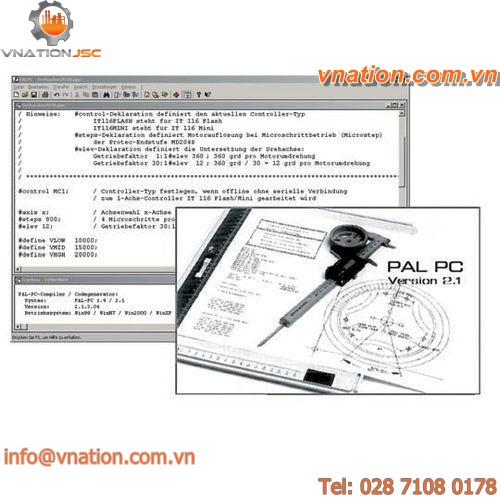 software / application programming / automation / development / control