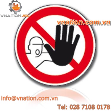prohibition safety sign / obligation / chemical risk