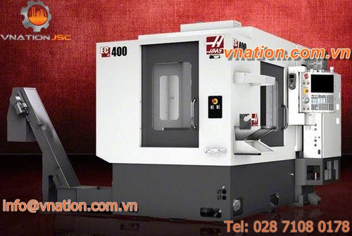 CNC machining center / 4-axis / horizontal / with integrated pallet changer