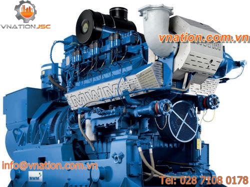 gas-fired engine / turbocharged / for generator sets