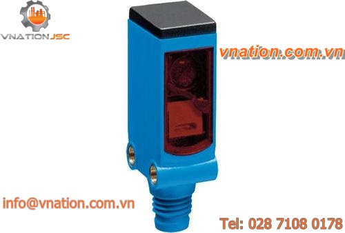 photoelectric sensor with background suppression / red light / high-performance / miniature