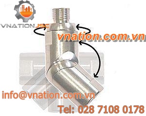 pneumatic rotary union / for tools / swiveling