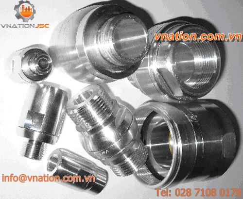 fluid rotary union / for food industry applications / compact