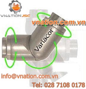 pneumatic rotary union / large-diameter / swiveling