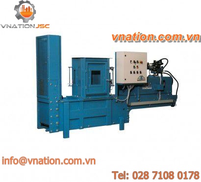 pin crusher-compactor / waste / horizontal / automatic