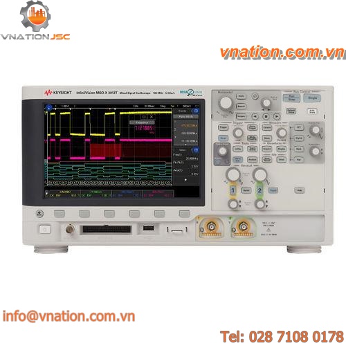 mixed-signal oscilloscope / bench-top / multi-channel / with touchscreen