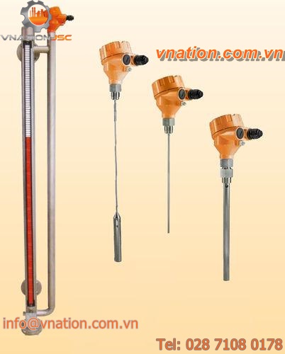 radar level transmitter / for solids and liquids / stainless steel