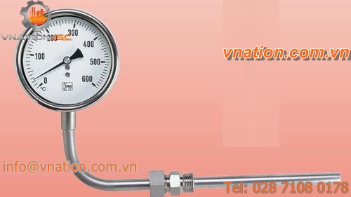 dial thermometer / stainless steel / industrial