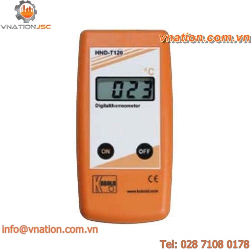 digital thermometer / portable / precision / industrial