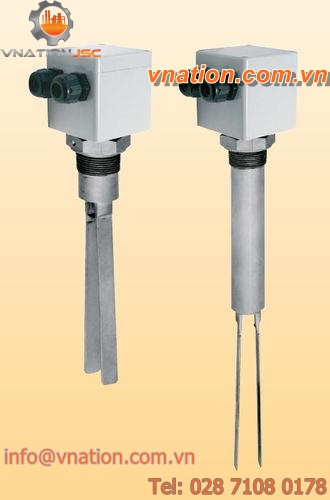 vibrating level switch / for bulk materials / threaded / compact