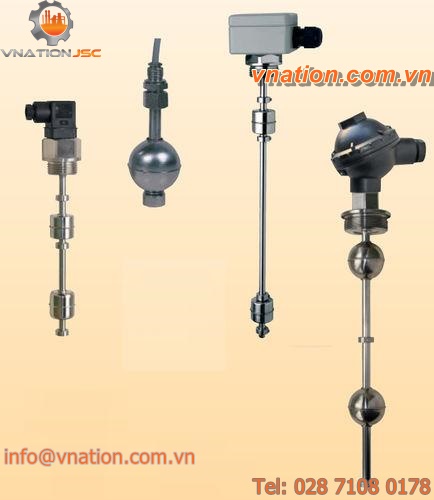 magnetic float level switch / for liquids / threaded / brass