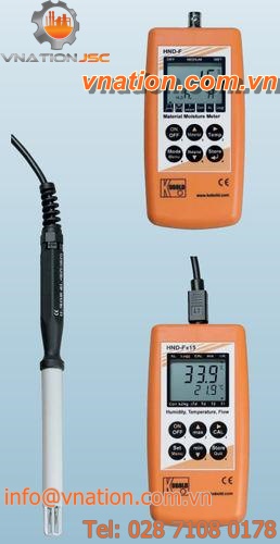digital hygrometer / portable / relative humidity / IP65