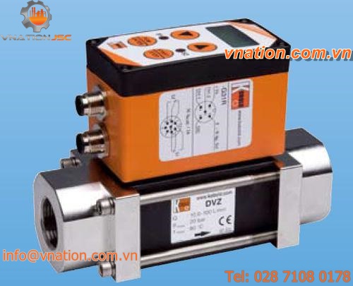 vortex flow meter / for water / in-line / compact