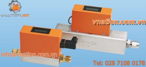 mass flow meter / thermal / for gas / in-line