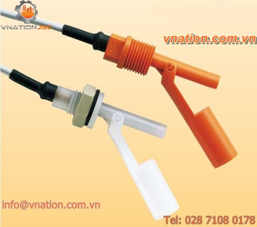 magnetic float level switch / for liquids / horizontal / plastic
