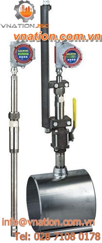 vortex flow meter / mass / for steam / for gas