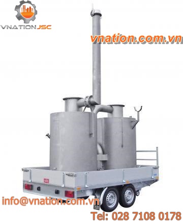 wet type gas scrubber / spray / chemical / mobile