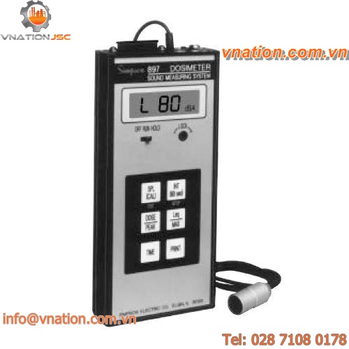noise dosimeter / digital / personal