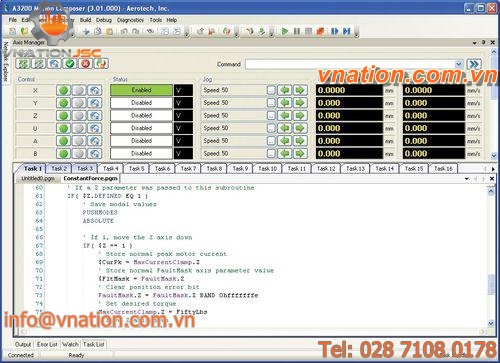development software / motion control