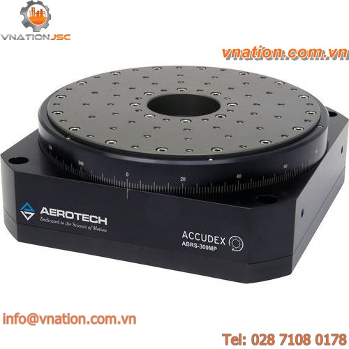 rotary positioning stage / 1-axis / low-profile / high-precision