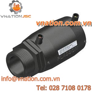 male fitting / threaded / polyethylene / for pipes