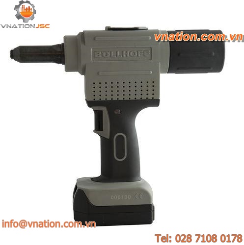 battery-powered riveter / for blind rivets / floor-standing