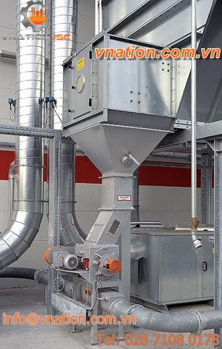 medium-pressure pneumatic conveying system / for bulk products