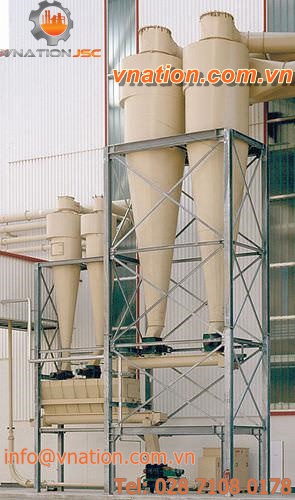 centrifugal separator / cyclone / particle / dust control