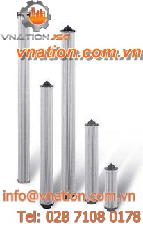 liquid filter cartridge / fine / high-efficiency / pleated