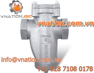 gas filter / strainer / in-line / for pipelines