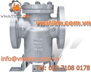 gas filter / single-basket / for pipelines