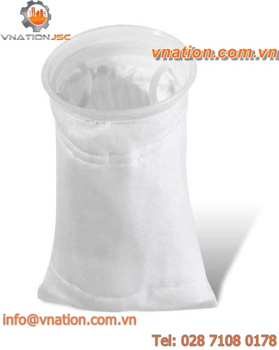 liquid filter bag / polypropylene / pleated