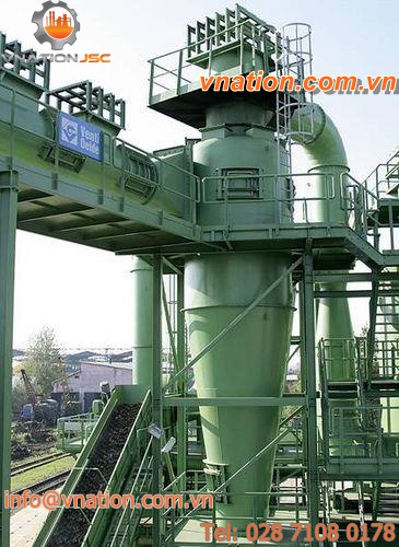 centrifugal separator / cyclone / particle / for solids