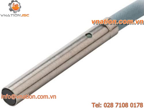 inductive proximity sensor / cylindrical / miniature / digital