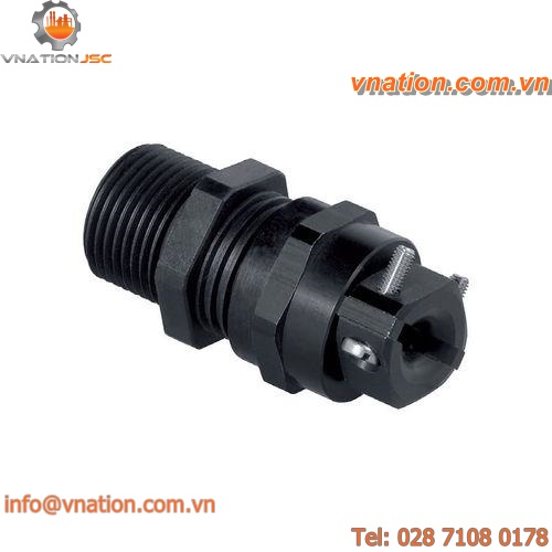 plastic cable gland / IP68 / flexible / strain relief