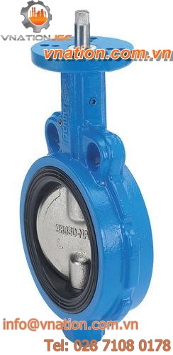 butterfly valve / wafer / cast iron