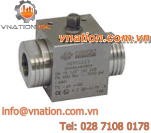 ball valve / lever / petroleum / stainless steel