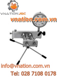 hydraulic calibration pump / manual / for pressure generation