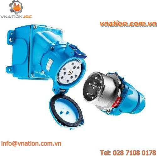 motor terminal plug connector / electric / plastic / metal